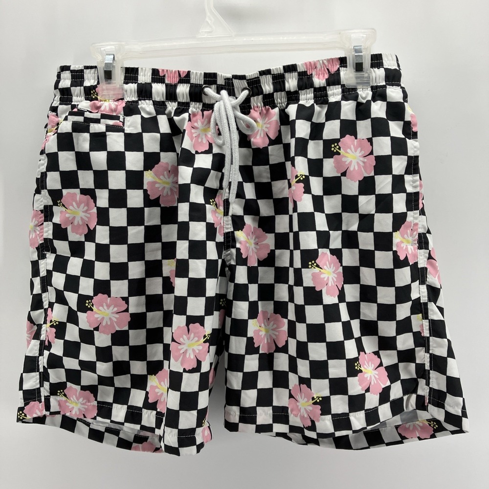 Free Planet Outfit Black Checkers And Flowers Two Piece Size Large Punk Y2K - Picture 8 of 9